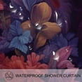 thumbnail image 3 of Floral Animal Waterproof Printed Bathroom Shower Curtain Sets with Hooks - Stylish Bathroom Decoration, 3 of 6