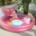 thumbnail image 5 of RUIG Inflatable Backyard Kiddie Mermaid Pools, Garden Round Swimming Pool for Kids, Kiddie Paddling Pool Indoor&Outdoor Baby Ball Pit Pool,Portable Inflatable Child/Children Little Pump Pool, 5 of 5