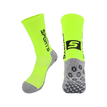 DNAKEN (3 Pairs) baseball socks softball socks grip socks soccer compression socks men for Youth & Adult kids toddler soccer socksMid -tube wear -resistant professional sports socks absorbing sweat -