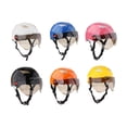 thumbnail image 4 of 60b9df9ee4b959227622d177 en blanco Negro Zulema Medio sombrero de seguridad, 4 of 8