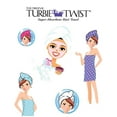 thumbnail image 6 of Turbie Twist Microfiber Hair Towel Wrap [Single Pack] ? The Original Microfiber Hair Wrap As Seen On TV! Available in Pink, Blue, Purple and Aqua Hair Turban Towel Wraps (Pink), 6 of 6