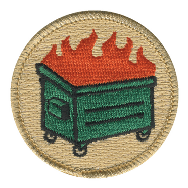 Dumpster Fire Patrol Patch (Sew-on) - ClassB