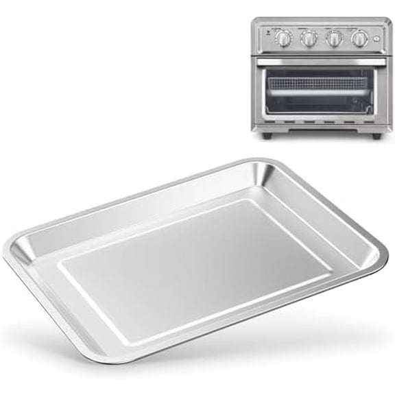 Stainless Steel Baking Tray Pan Replacement Compatible with Cuisinart Airfryer TOA-060 and TOA-065$$Home Decor, Kitchen, & Other