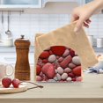 thumbnail image 6 of Stones Red Acrylic Napkin Holder Clear Paper Tissue Dispenser Kitchen Dining Room Bathroom Party Hotel, 6 of 8