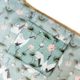 thumbnail image 6 of Wrapables Medium Foldable Tote Nylon Reusable Grocery Bag (Set of 2), Lotus Cranes, 6 of 6