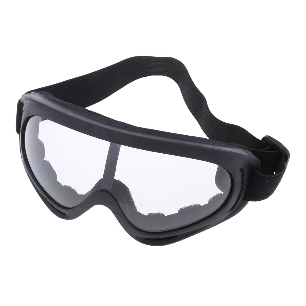 funtasica 5xMotorcycle Riding Goggles Anti-Sand/Dust/ Protective Glasses Clear 5 Pcs