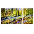 thumbnail image 2 of wall26 Canvas Print Wall Art Set Spring Forest with Bluebells &amp; Anemones Nature Plants Photography Realism Rustic Landscape Colorful Multicolor Ultra for Living Room, Bedroom, Office - 24"x3, 2 of 4