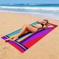 thumbnail image 2 of Terry Beach Towel Soft Extra Large Big Pool Swim Towels Clearance Big Travel Blanket Cruise Vacation Accessories Essentials Lounge Chair Cover Boho, 2 of 6