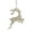 D, variant on Sparkling Reindeer Christmas Ornaments, 15cm Gold Glitter Deer Pendants for Christmas Tree Decorations, Decor and Festive Party Displays