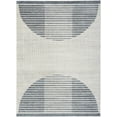 thumbnail image 6 of Nourison Astra Machine Washable Geometric Ivory Blue 6'7" x 9' Area Rug (7x9), 6 of 9