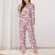thumbnail image 2 of Fotbe Kawaii Pig Conjunto de Pijama de Manga Larga para Mujer con Estampado, Ropa de Dormir de 2 Piezas, Conjunto de Casa Suave y Cómodo con Bolsillos-X-Large, 2 of 7
