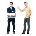 thumbnail image 3 of Social Distance Mask Standee Male, 3 of 3
