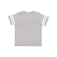 thumbnail image 2 of Youth Football Fine Jersey Tee Color Vintage Heather/ White X-Large Size, 2 of 3