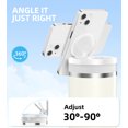 thumbnail image 6 of For Stanley Cup Accessory Magnetic Phone Holder for Quencher FlowState 40 OZ Tumbler Magsafe Phone Stand for Gym Office Home Car White Holder, 6 of 7