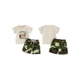 thumbnail image 2 of BemeyourBBs Toddler Baby Boy Duck Hunting Outfits Infant Baby Boy Summer Clothes So God Made A Southern Boy Animal Boots Print Short Sleeve T Shirt and Camouflage Shorts Set, 2 of 8