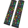 2 PCS Dog Cat Paws Car Seat Belt Cover Shoulder Strap Pads for Adults