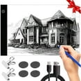 thumbnail image 6 of ODOMY 3 Mode Brightness Adjustable LED Light Drawing Tablet Painting Board Painting Pad, 6 of 11