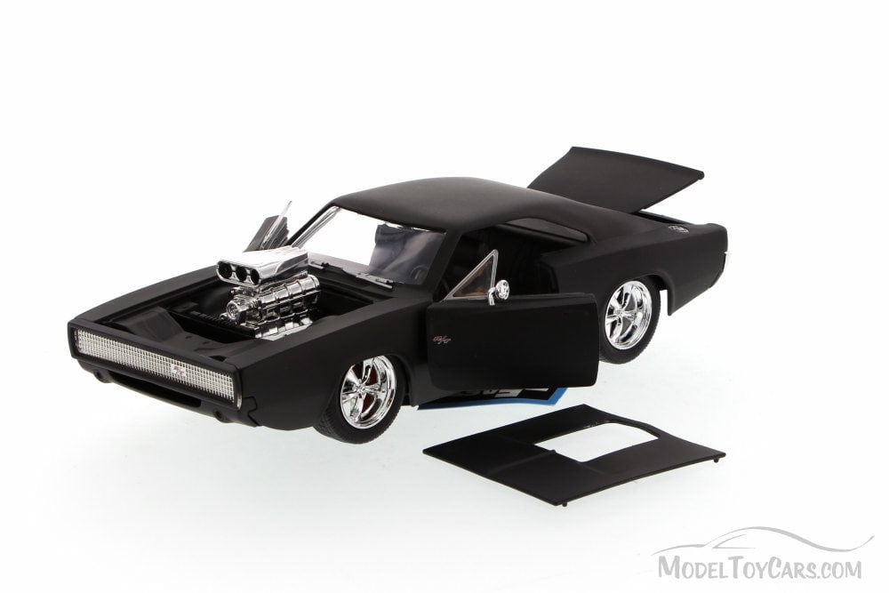 1970 Dodge Charger casi /& Furious 7 dom en 1:24 jada Toys 97174 negro mate