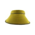 thumbnail image 2 of Top Headwear Summer Straw Visor - Yellow, 2 of 3