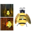 thumbnail image 4 of Lovoski 2 luces solares impermeables para exteriores con diseño de abejas para decoración de patio, bodas y fiestas Rojo amarillo, 4 of 9