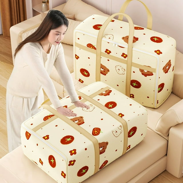 Large Capacity Portable Quilt Bag Home Closet Storage Moving Dormitory Storage Quilt Storage