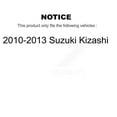 thumbnail image 2 of Transit Auto Rear Disc Brake Rotors and Semi-Metallic Pads Kit for Car 2010-2013 Suzuki Kizashi K8F-101908, 2 of 11
