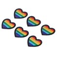 thumbnail image 1 of Iron On Patches, Gift Mini Portable Heart Iron On Patches  For Sewing For Clothing Repair Black Border, 1 of 8