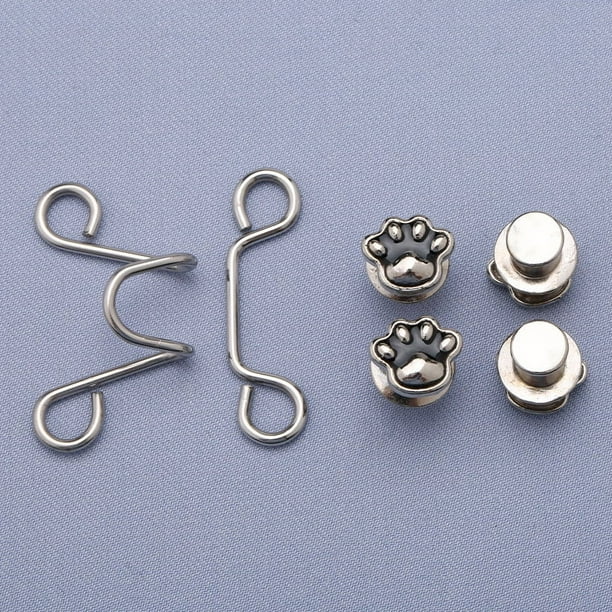 Botón de ajuste de cintura de falda con hebilla sin clavos Botón de jeans Botón de cintura de pantalón Cintura pequeña extraíble Artefacto ajustado
