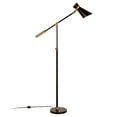thumbnail image 5 of Evelyn&Zoe Industrial Metal Height-Adjustable Two-Tone Floor Lamp, 5 of 12