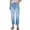 Z01 Light Blue, variant on Business Casual Pants for Women Mid Waisted Fashion Jeans Stretchy Distressed Washed Straight Leg Denim Pants Travel Hiking Fall Pants with Pockets
