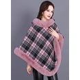 thumbnail image 3 of ZhangBaoLin Women Shawl Wrap Cardigan Poncho Cape Thick Sweater Coat Winter Wool Shawl, 3 of 6