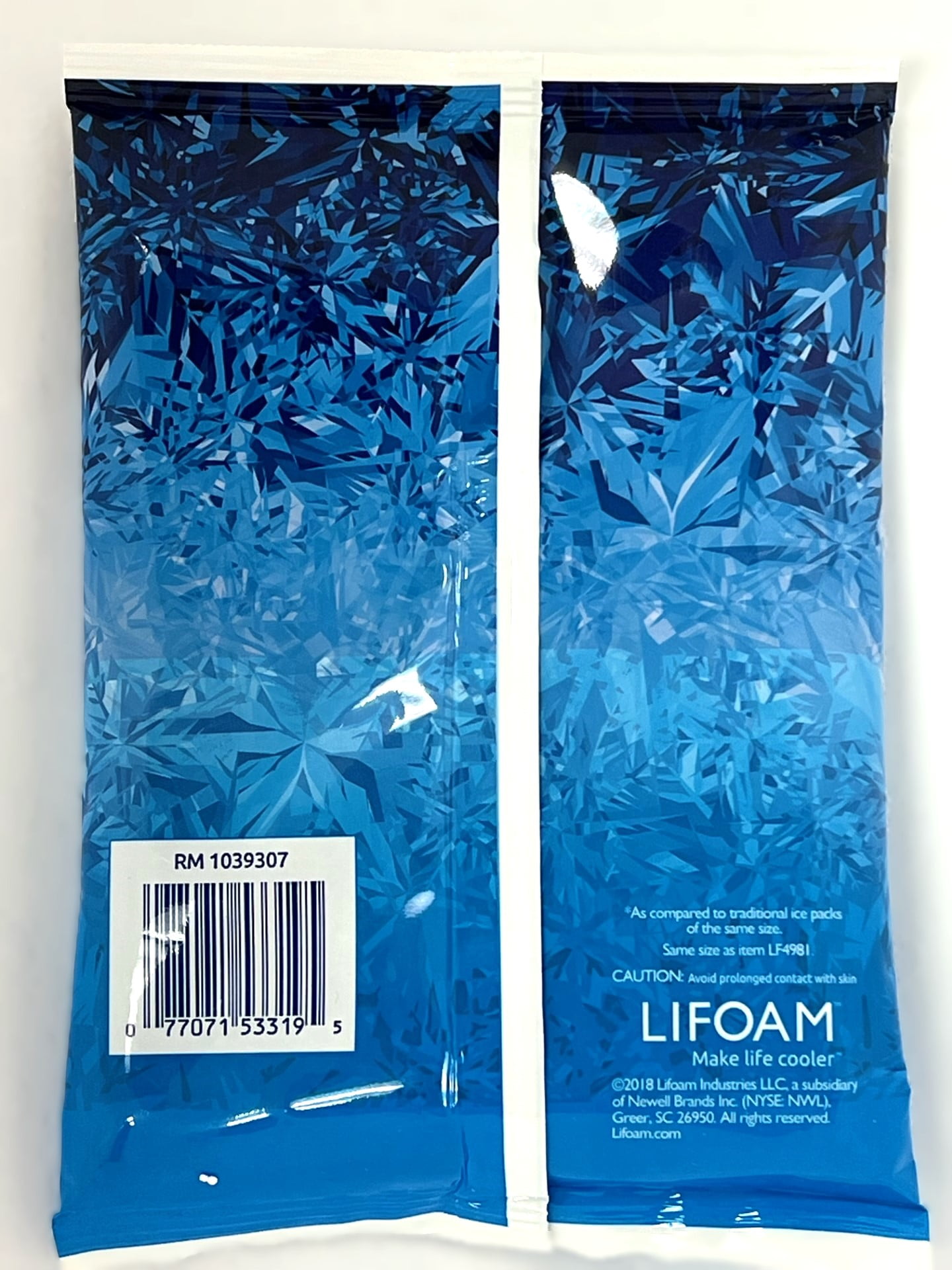 FREEZ PAK Extra Cold - 2C Ice Bag Reusable Ice Block Substitute, Blue