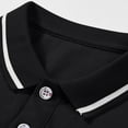 thumbnail image 7 of ZOYOEN Boys Polo Shirts with Button- Short Sleeve Casual Cotton Kids School uniforms Black Size 8 Years, 7 of 7