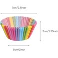 thumbnail image 2 of LANFENG Standard Cupcake Cup Liners, Nonstick Parchment Papers Baking Cups, Safe Food Grade Inks and Paper Grease Proof Cupcake Liners (Rainbow A 100pcs), 2 of 5