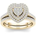 thumbnail image 1 of AKYUSGFL Fashion Rings for Women Synthetic Diamond Studded Zirconia Inlaid Rings Wedding Engagement Rings Jewelry Accessory Gifts, 1 of 5