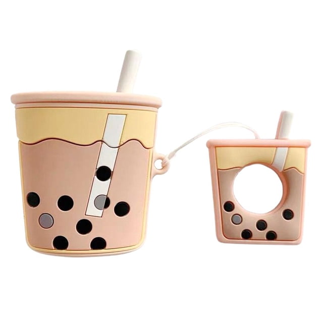 Funda Protectora De Silicona Compatible Con Airpods 1/2 Perla Forma De Té De La Leche Funda Protectora Inalámbrica Para Auriculares Funda Anticaída seitruly EL016884-03