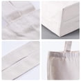 thumbnail image 3 of 2 uds bolsas de mano multiusos reutilizables bolsas de lona en blanco uso para bolsas de compras de comestibles, bolsas de regalo DIY, 3 of 5