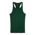 thumbnail image 5 of WAVSUF Tall Big Mens Bodybuilding Sleeveles Solid Color Tank Tops Round Neck Pullover Army Green Size 2XL, 5 of 5