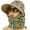 Khaki, variant on Roll Up Wide Brim Sun Visor UPF 50+ UV Protection Sun Hat with Neck Protector