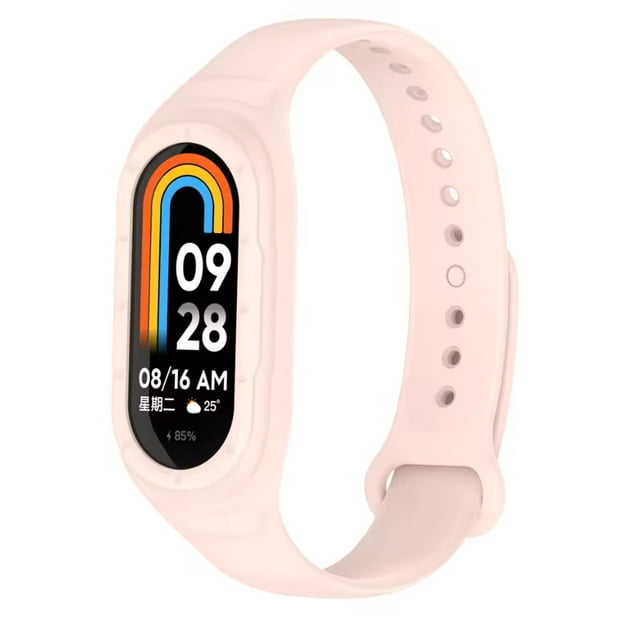 Correa de Silicona Deportiva Impermeable para Xiaomi Mi Band 9/8 con Case