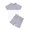 Gray A, variant on HAOYUNL 3M-13Y Baby Kids' Summer Cotton Outfit Toddler Youth Solid Color Short Sleeved Set for Children