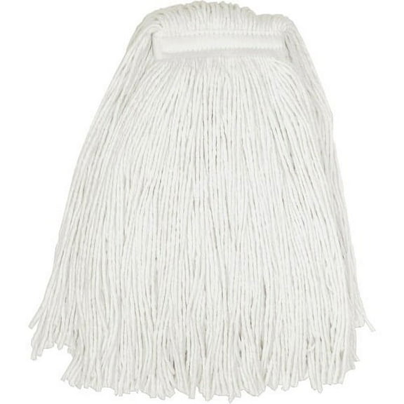 Genuine Joe GJOZ16RAY, Cut End Rayon Mophead, 1 Each, Natural - Rayon | Bundle of 10 Each