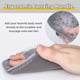 thumbnail image 4 of Cepillo exfoliante corporal para el cabello, accesorio de ducha y baño con ganchos de almacenamiento, fácil de limpiar, espumoso y reutilizable, cepillo plano y limpio para el baño, cepillo de silicon, 4 of 7
