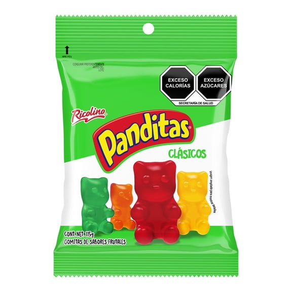 Gomitas Ricolino Panditas bolsa 115 g