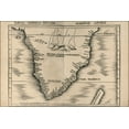 thumbnail image 1 of 24"x36" Gallery Poster, map of south africa & madagascar 1513, 1 of 1