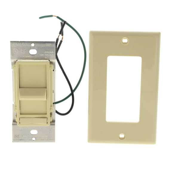Leviton Decora Slide Light Dimmer Switch Low Voltage Ivory 600VA 450W 6611-PI