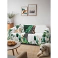 thumbnail image 6 of Sage Green Black Women Couch Cover Sofa Covers 3 Cushion Sectional Couch, Spring Eucalyptus Leaves Washable Sofa Covers Slipcover Sectional Sofa Cover, Furniture Protector 71"x150", 6 of 9