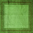 thumbnail image 1 of Ahgly Company Indoor Square Persian Green Traditional Area Rugs, 4' Square, 1 of 1