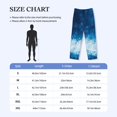 thumbnail image 4 of Fotbe Blue Glitter Sparkles Pantalones de Pijama para Hombre, Pantalones de Dormir, Pantalones de Casa con Cintura Ajustable y Bolsillos-XX-Large, 4 of 6