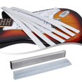 thumbnail image 5 of Guitar Neck Fret Beam Leveling Bar Luthier Tools with 6Pcs Sandpaper Aluminum, 5 of 5